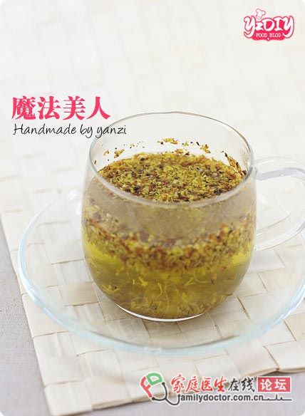 自制冰糖桂花茶——簡(jiǎn)單的美白排毒茶